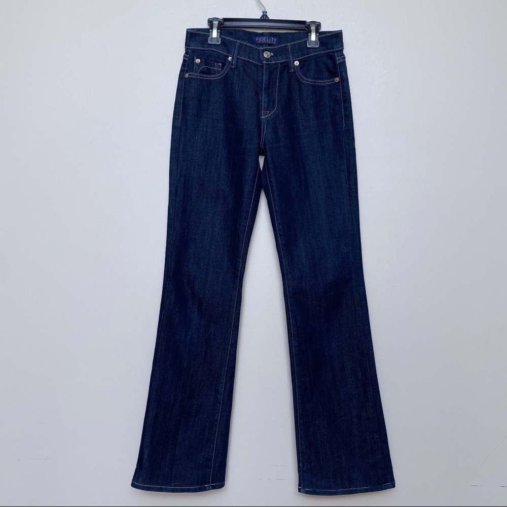 Fidelity Women's Boot Cut Jeans - Dark Blue